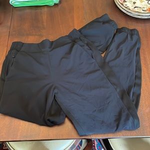 Athleta black Brooklyn lined joggers size 0